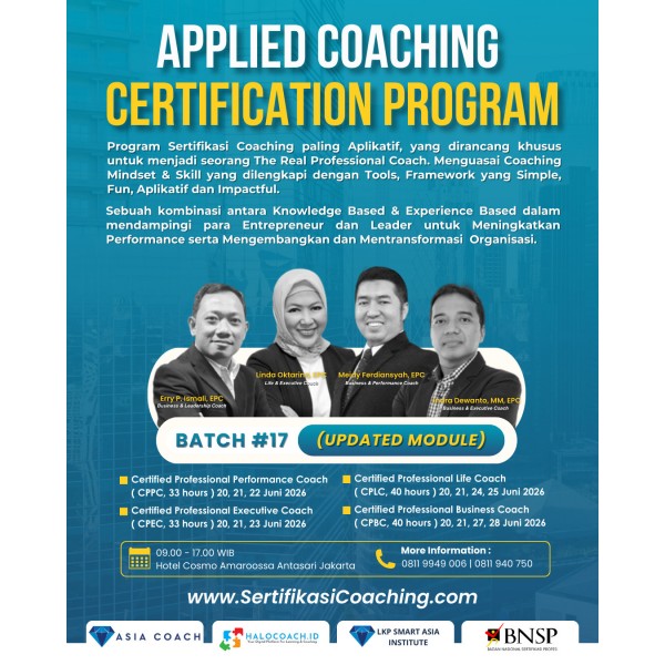 ACCP (APPLIED COACHING CERTIFICATION PROGRAM, CPPC-CPEC-CPLC-CPBC)